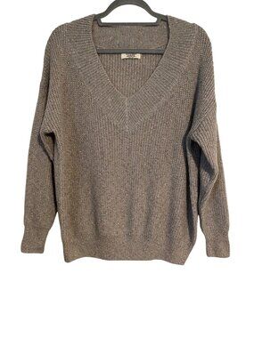 Julia Women's S/M Gray Mingled Oversized Sweater Knit Long Sleeve Casual Comfy